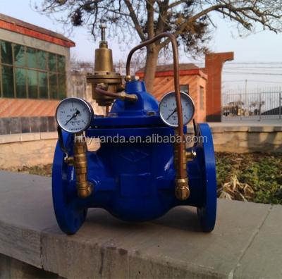 China General Factory Low Price Ductile Melt Gas Water Pressure Reducing Valve for sale