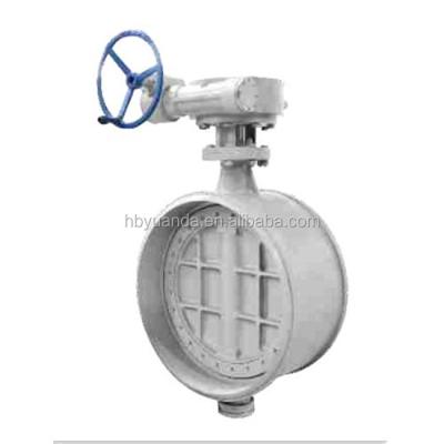 China D363X End Butterfly Valve General Weld Casting Steel for sale