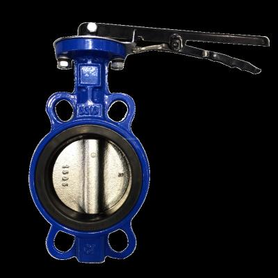 China General Cast Iron Wafer Type Butterfly Valve for sale