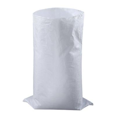 China 50kg Polypropylene Grain Moisture Proof Plastic Bag Sugar Bag White Woven Flour for sale