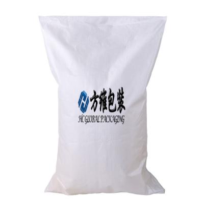 China 105g 62x102cm moisture proof pp woven bag pp woven bag return 50kg maize maize grain bags for 50kg for sale