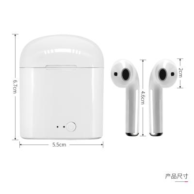 China mini i9s i10s i11s i12s i7s charging power bank wireless tws i7s i7s i12s in-ear earphone oem earphone portable custom cellphone headset for sale