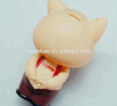 China Store Coin Factory Making Vinyl Piggy Bank for sale