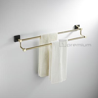 China Durable Zinc Towel Bar Towel Rack Modern Single Pieces Towel Bar For Bathroom for sale