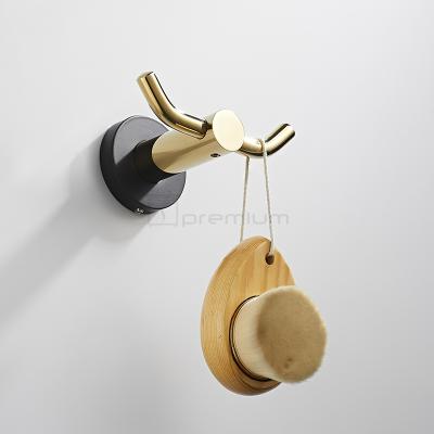 China Wall Mounted Type Wholesale Price Modern Zinc Alloy Wall Mount Bathroom Robe Hook for sale