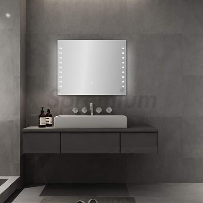 China Lighted Modern Vanity Mirror LED Lighted Bathroom Mirror Decor Smart Led Mirror for sale