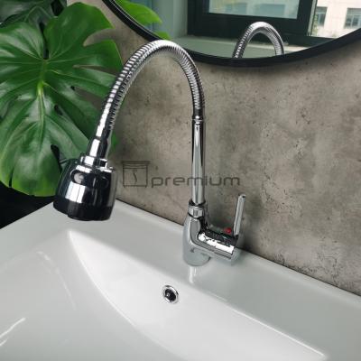 China Metered Faucets Hose Mixer 8 Inch Kitchen Faucet Deck Mounted Faucet for sale