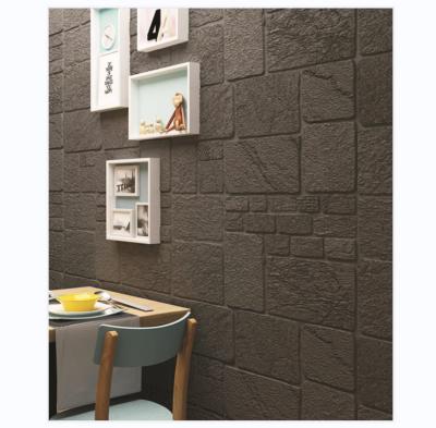 China Waterproof+ECO-Friendly Room Wallpapers 3D Foam Wall Stickers Wall Panel Stone Design For Home en venta