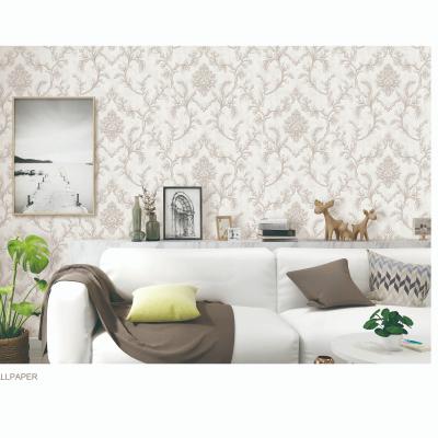 China Traditional Damask Wallpapers Rolls Interior Home Decoration Vinyl Wallpaper For Walls for sale