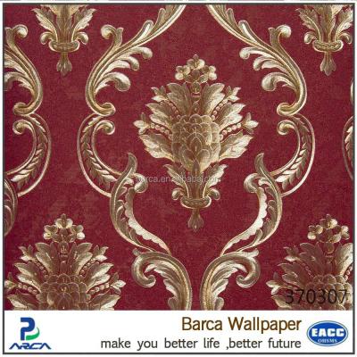 China Barqa modern 3703 series waterproof wallpaper for bathrooms/wallpaper decor/waterproof vinyl wallpaper for bathrooms for sale