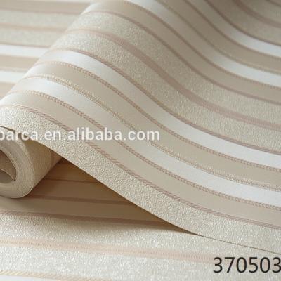 China Modern Cheap Striped Single Wallpaper Rolls For Interior for sale