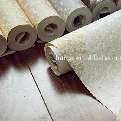 China Barqa 3704 modern design style wholesale 3d beautiful European wallpaper for sale