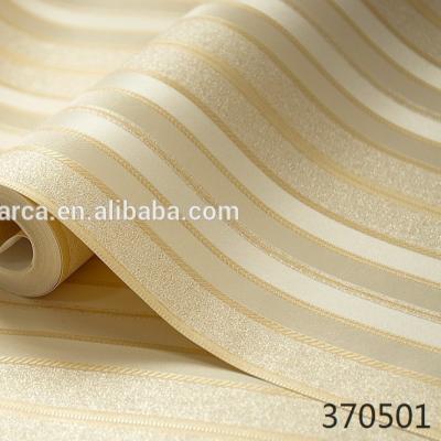 China Modern Barqa 3705 Original Modern Wallpaper Stripes Beige / Light Green for sale