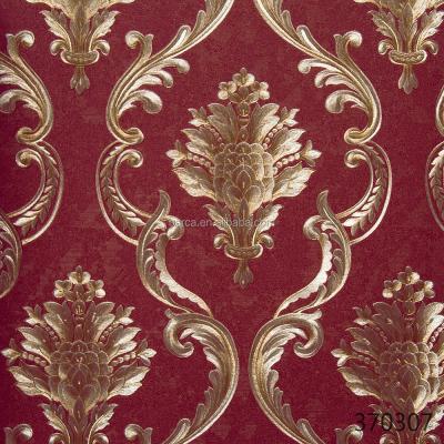 China Modern Traditional Factory Style 3d PVC Wallpaper for sale