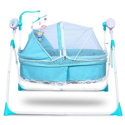 China Comfortable baby swing bed 303 electronic baby cradle baby rocker for sale