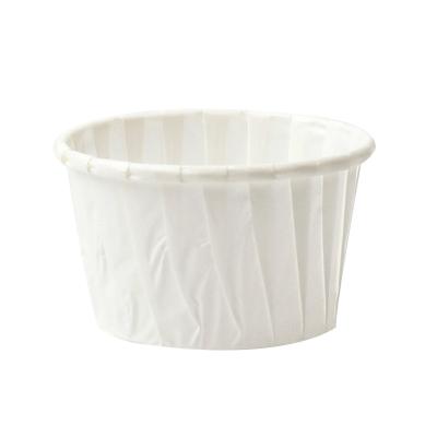 China Disposable Puff Paper Cup Party Cup White PLA Medicine Cup 2 oz Biodegradable for sale