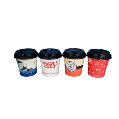 China Non Spill Biodegradable Plastic Coffee Paper Cup PS Lids For Paper Cup for sale