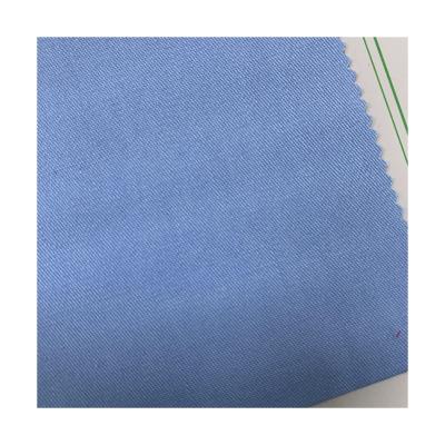 China Customized Woven Shrink-Resistant Plain Dyed White Twill Polyester Cotton CVC 60/40 School Uniform Shirts Fabric for sale