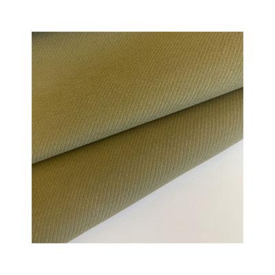 China Factory Plain Cotton Solid Color Flame Retardant High Quality Khaki Soft Touch Woven Fabric 100% Cotton for sale