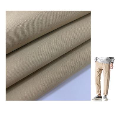 China American standard textile Tear-resistant cotton dyed apricot twill woven workwear fabric 100% cotton twill fabric for pant and garment for sale