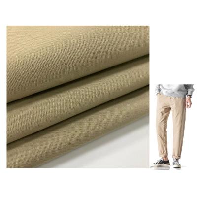 China Tear-resistant cotton 2% spandex 98% cotton elastic spandex stretched poplin fabric for pants for sale