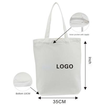 China Other Wholesale Custom Copy Logo Cheap Reusable Shopping Bags Simply White for sale