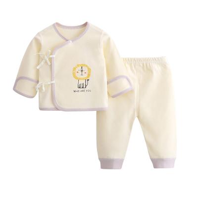 China Breathable Newborn Cotton Baby Underwear Set 0-3 Month Children Thermal Underwear Set for sale