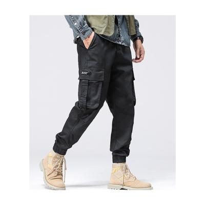 China Multiple Pockets Mens Multi-pocket Cargo Pants Mens Casual Long Pants Custom for sale