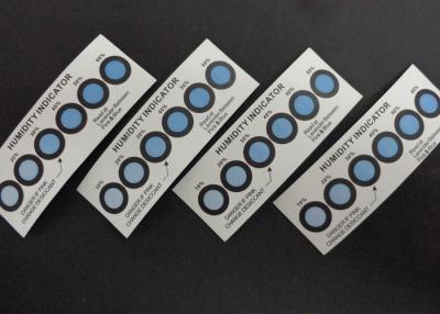 China Cobalt Free Humidity Indicator Cards Six Dots Blue To Pink For Semiconductor Packaging for sale