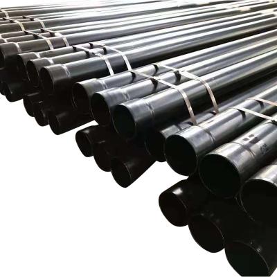 China Hot plastic thread Q195/Q215/Q235/Q345/#20/#45 steel pipe for buried plastic pipe power processing for sale