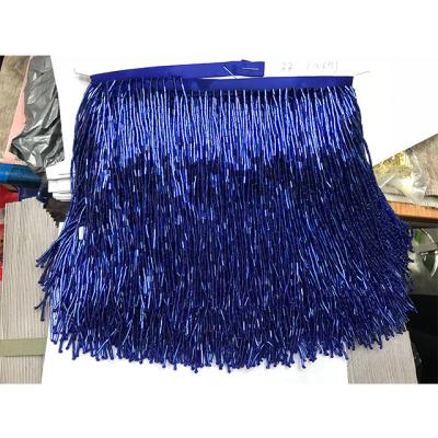 China Luxury heavy handmade crystal embroidery fabric rhinestone lace beaded fringe trim tassel gold tassel handmade material lace for apparel for sale