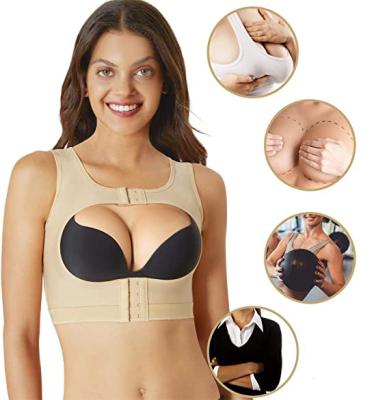 China Antibacterial High Compression Back Shoulder Support Colombian Faja Invest Post Surgery Garments Shapewear Tops Sleeveless for sale