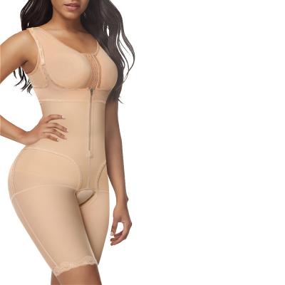 China Women Antibacterial Underwear Body Shapewear Jumpsuit Full Size Shaper And Butt Lifter for sale