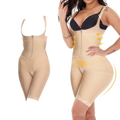 China Antibacterial Full Body Jumpsuit Pants Tummy Control High Waist Shaper With ISO Certificate for sale