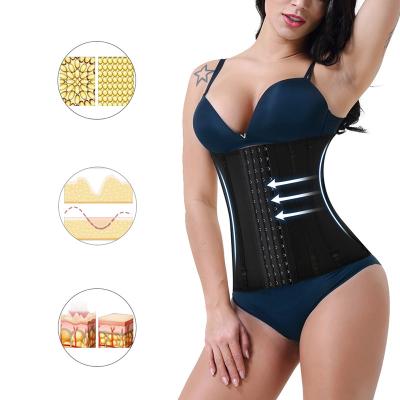 China Antibacterial Compression Waist Shaper Tummy Control Fajas 9 Steel Bones Post Surgical Underwear Shapewear Belt for sale