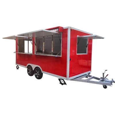 China Winery Air Wholesale Price Fast Food Trucks Mobile Food Trailer Food Vending Van Catering Trailer Cart for sale