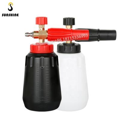 China Car Snow Foam Clean Lance For Car Washer Machine High Pressure Seal Foam Cannon Large Clean Wash Bottle for sale