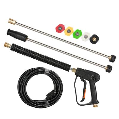 China Pressure cleaning 2020 new varieties high pressure spray gun with 5 meters long high pressure hose for sale