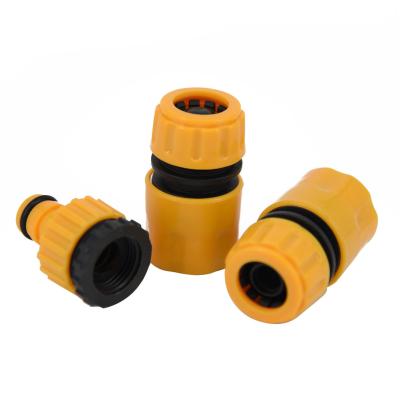 China Metal/ABS 4pcs Kit Garden Hose Quick Connector Set 1/2 Inch Car Wash Connectors For 16mm Water Pipe Connector for sale