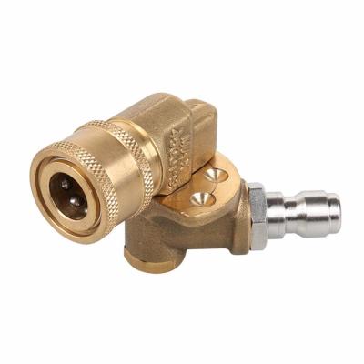 China 180 degree hot new products 2020 1/4 inch quick connecting swivel coupler 180 degree pressure joint spray nozzle for sale