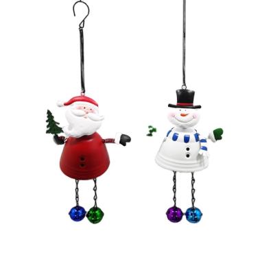 China Art Decor Wholesale High Quality Metal Ornaments Christmas Wind Chime Garden Decor for sale