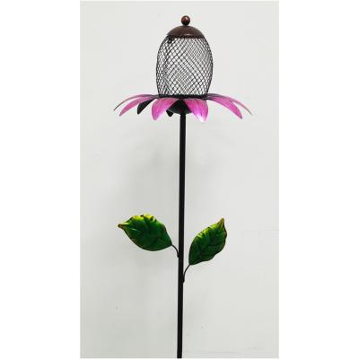 China Art Decor Guaranteed Quality Unique outside garden metal bird outside feeder for sale