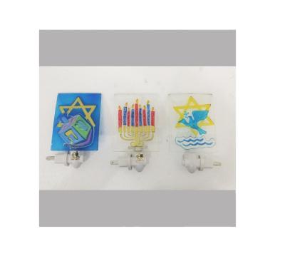 China Interesting Price Small Modern Cute Fused Glass Religion Night Lights for sale