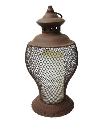 China New type modern attractive price decorative metal solar lantern outdoor hanging lanterns for sale