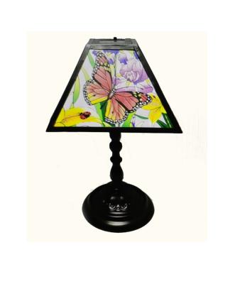 China Quality Modern Fine Metal Solar Garden Butterfly Lantern Light Decoration for sale