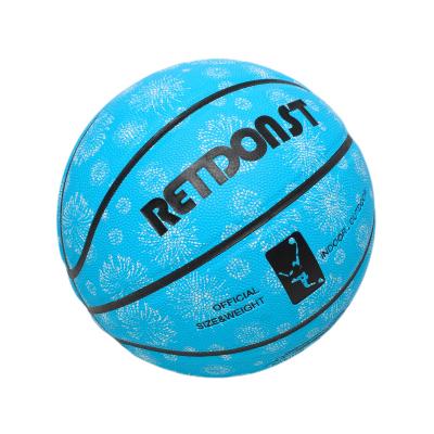 China Basketball Playing Reidonst Wholesale Customized Logo PU Leather Basketball Professional Game Standard Basketball Indoor Outdoor Size 7 for sale