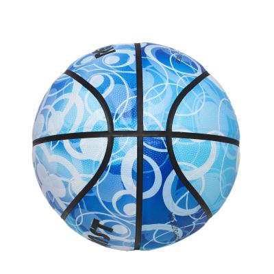 China Basketball Playing Wholesale Customized Logo PU Leather Basketball Training Match Street Standard Basketball Indoor Outdoor Size 7 for sale