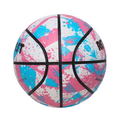 China Basketball Playing Wholesale Customized Logo PU Leather Multi Color Basketball Training Match Street Basketball Indoor Outdoor Size 7 for sale