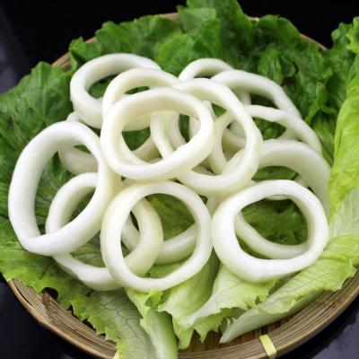 China NATURE new style frozen squid cleaned squid rings with high quality for sale