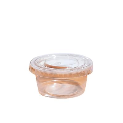 China 100% Eco-friendly Disposable Plastic 2oz PP Cups Sauce Cups for sale